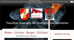 Desktop Screenshot of feuerwehr-frohnleiten.at